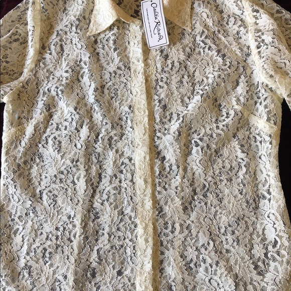 Mesh buttons up shirt size M - Picture 3 of 5